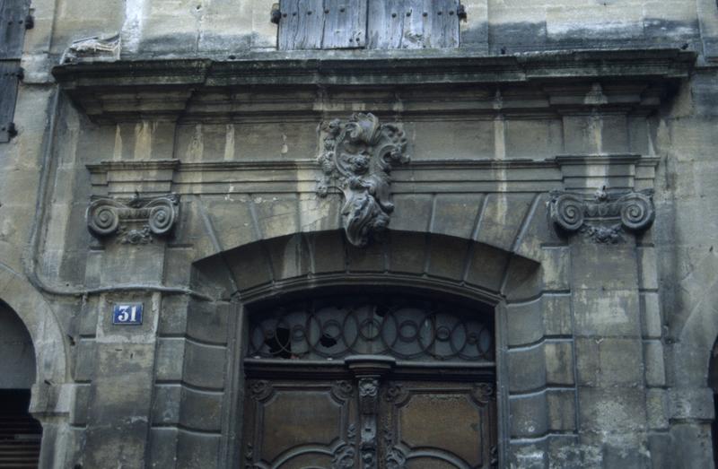 Porte, détail.