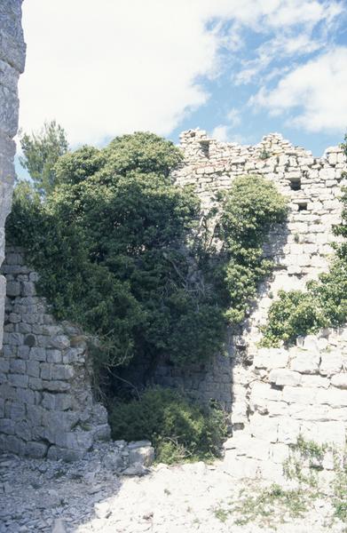 Donjon, corps de garde mur sud.