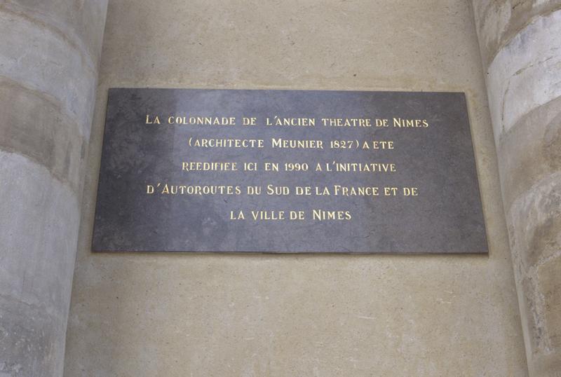 Plaque commémorative.