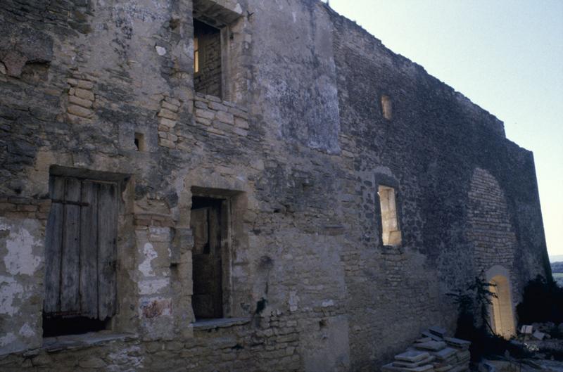 Vue générale, mur nord, parcelle 400.