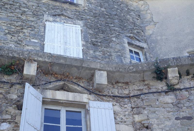 Façade ouest, jonction avec l'agrandissement du XIXe s.