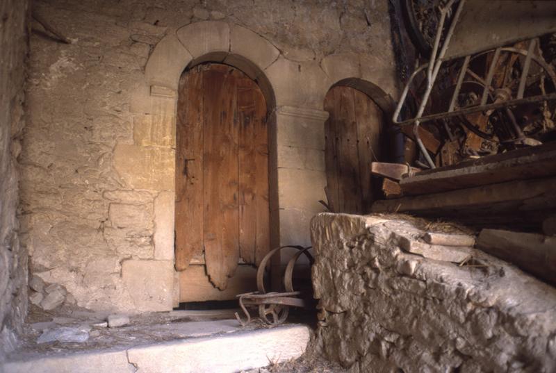 Escalier nord, palier du dernier niveau.