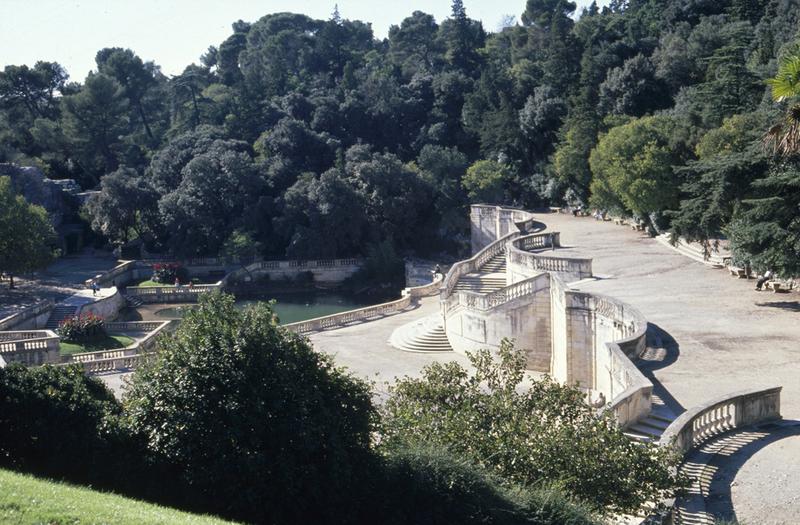 1ère terrasse, vue depuis le théâtre.