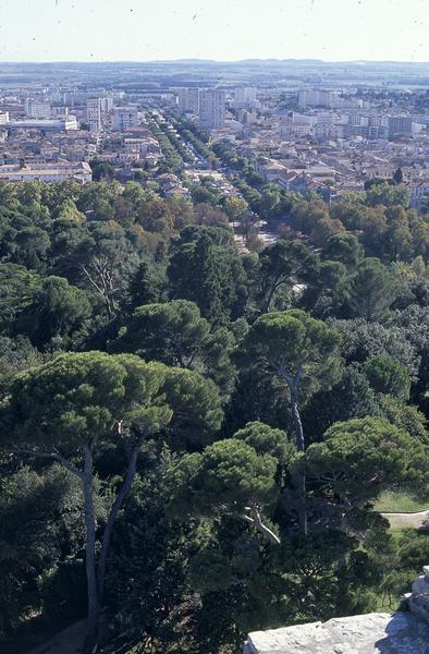 Allées Jean Jaurès, vue depuis la Tour Magne.