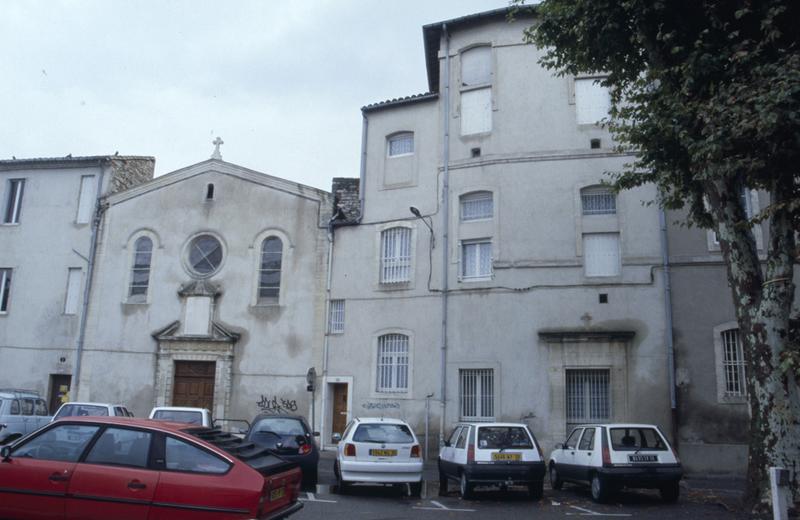 Chapelle côté rue Jean-Reboul.