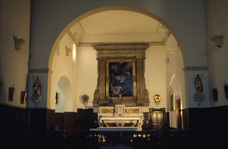 Chapelle, vue vers le choeur.