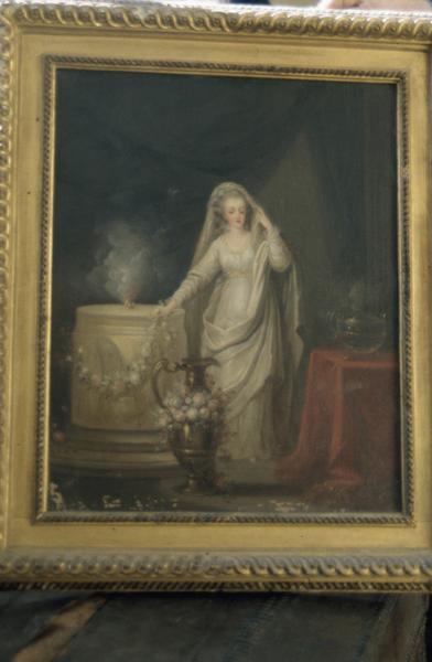 Portrait de Marie-Antoinette en vestale.