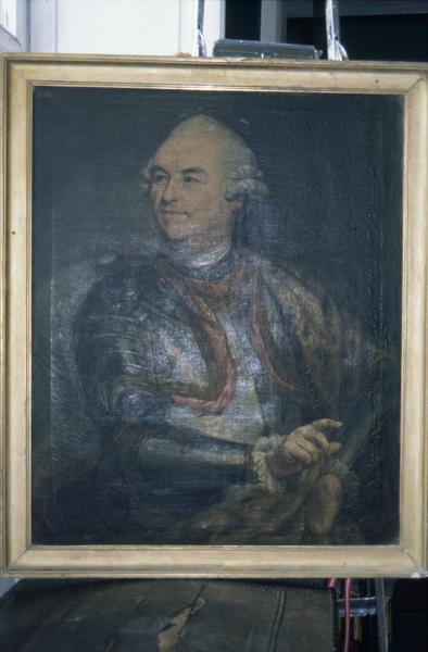 Portrait du marquis de Bernis, frère du cardinal par J. B. DESPAX. 1768. cf inscription au dos du tableau photo 4918.