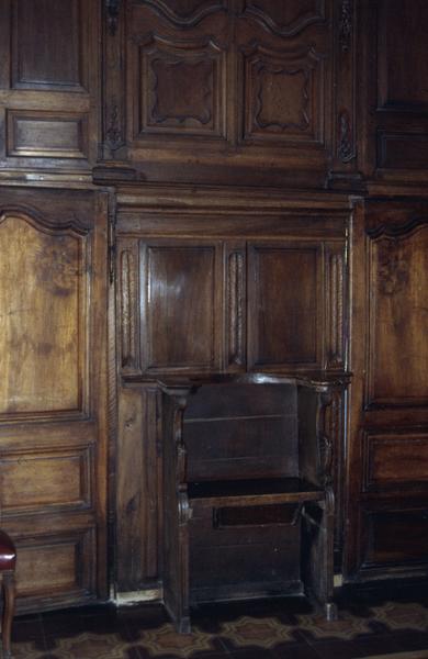 Chapelle de la Visitation, boiseries de la sacristie.