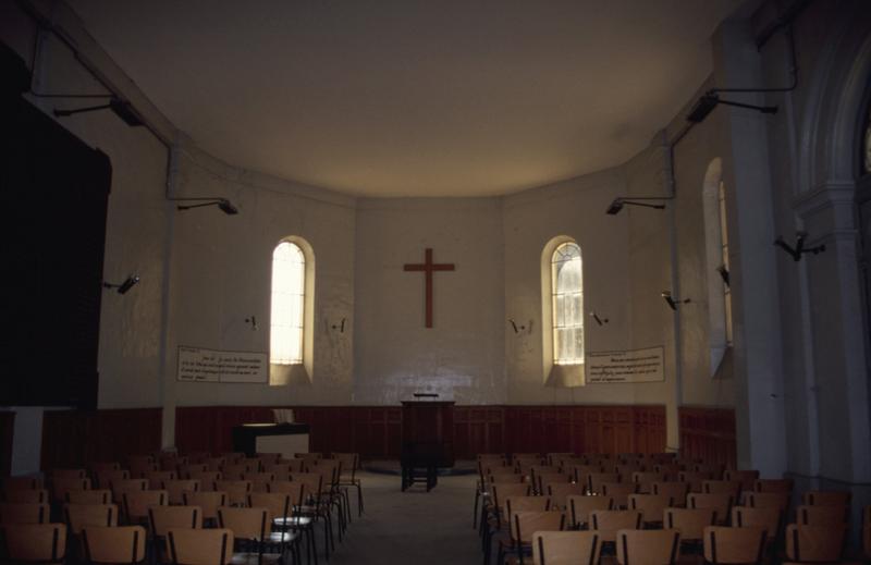 Chapelle, intérieur.