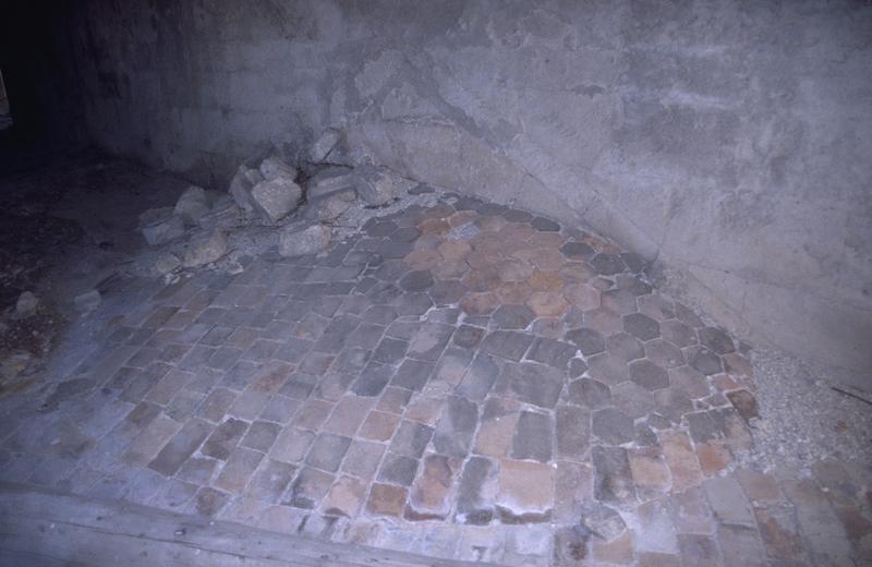 Ancienne église, vue du dessus de la voûte de l'abside.