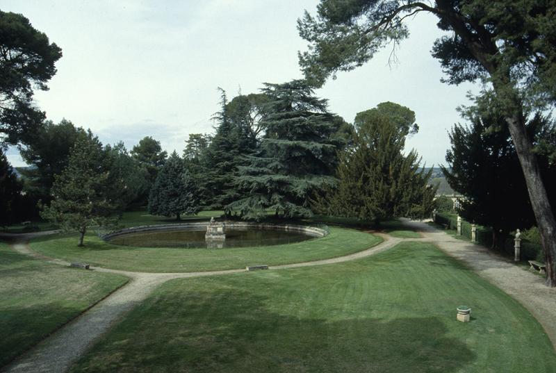 Terrasse haute, vue depuis le premier étage.