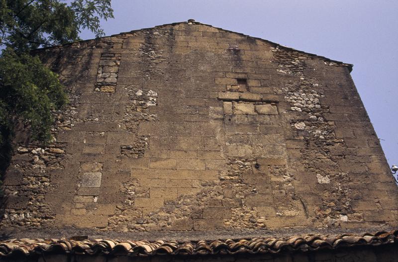 Ferme : mur extérieur sud.