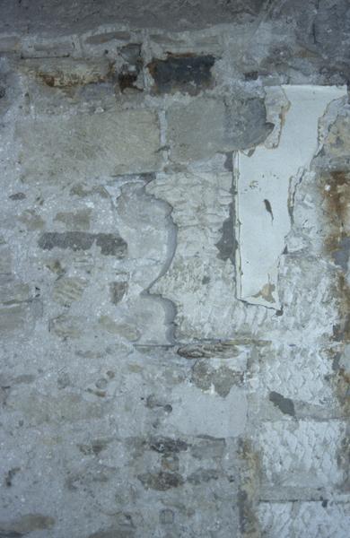 Rue Montée-du-Fort, vue intérieure, 1er étage : traces de cheminée arrachée.