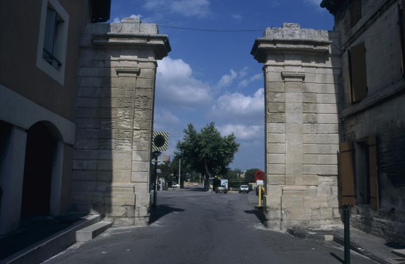 Vue depuis le rue de la République.