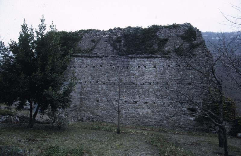 Vue du mur nord.