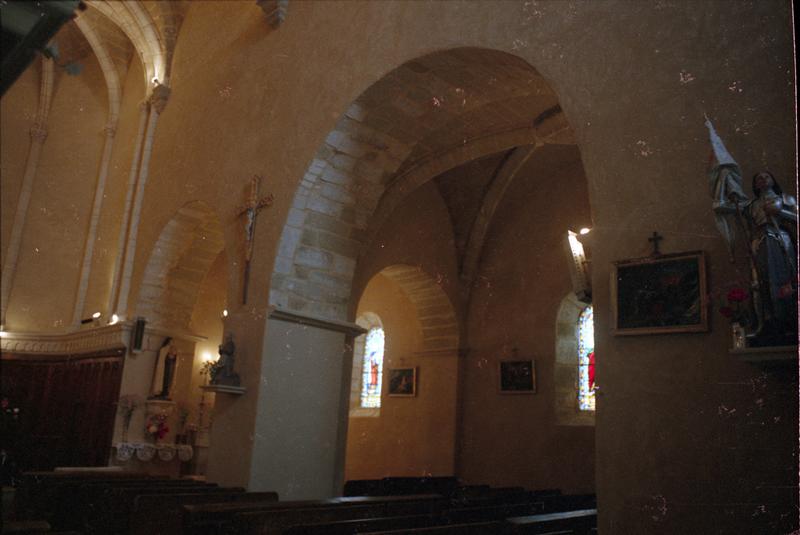 Eglise, vue intérieure côté sud.