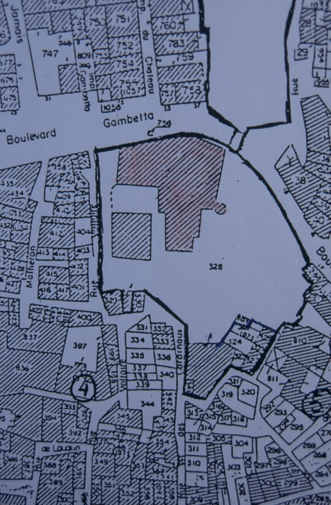 Plan du cadastre.