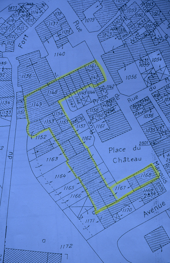 Cadastre actuel.