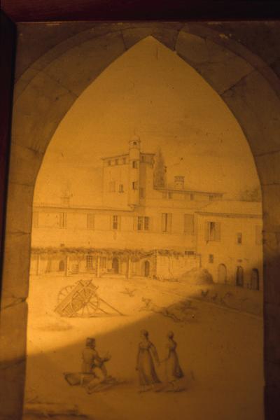 Dessin de la chambre des archives, 1811.