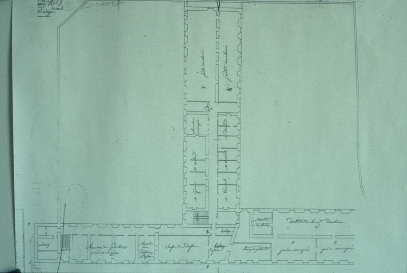 Plan n°3 second étage, cf lettre 23/01/1843, archives départementales 2T71.