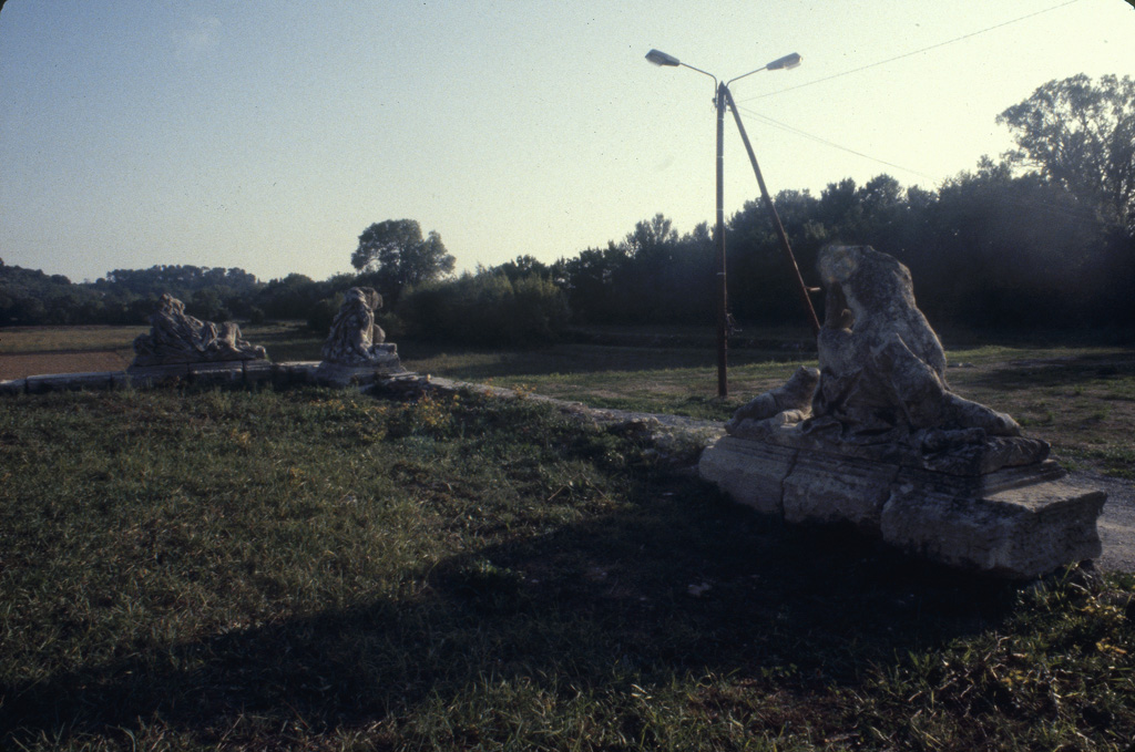 Parc. Groupes sculptés.