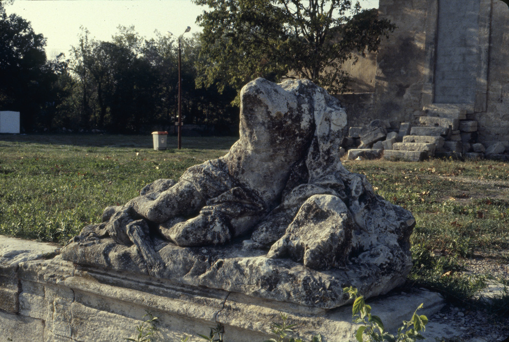 Parc. Groupes sculptés.