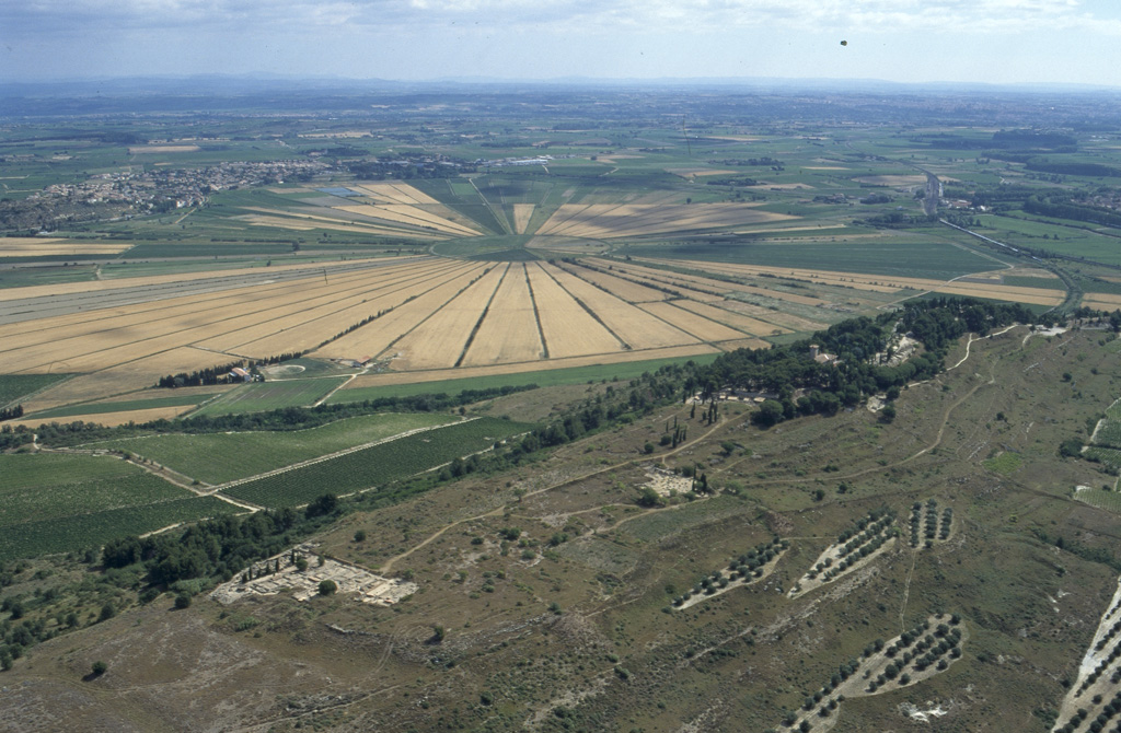 Vue aérienne.