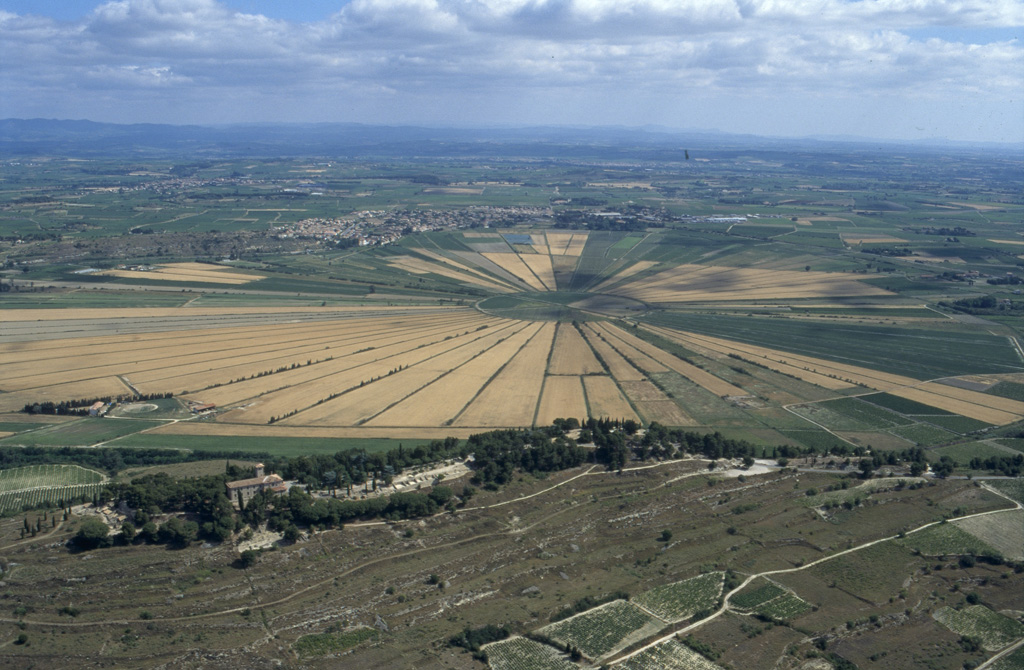 Vue aérienne.