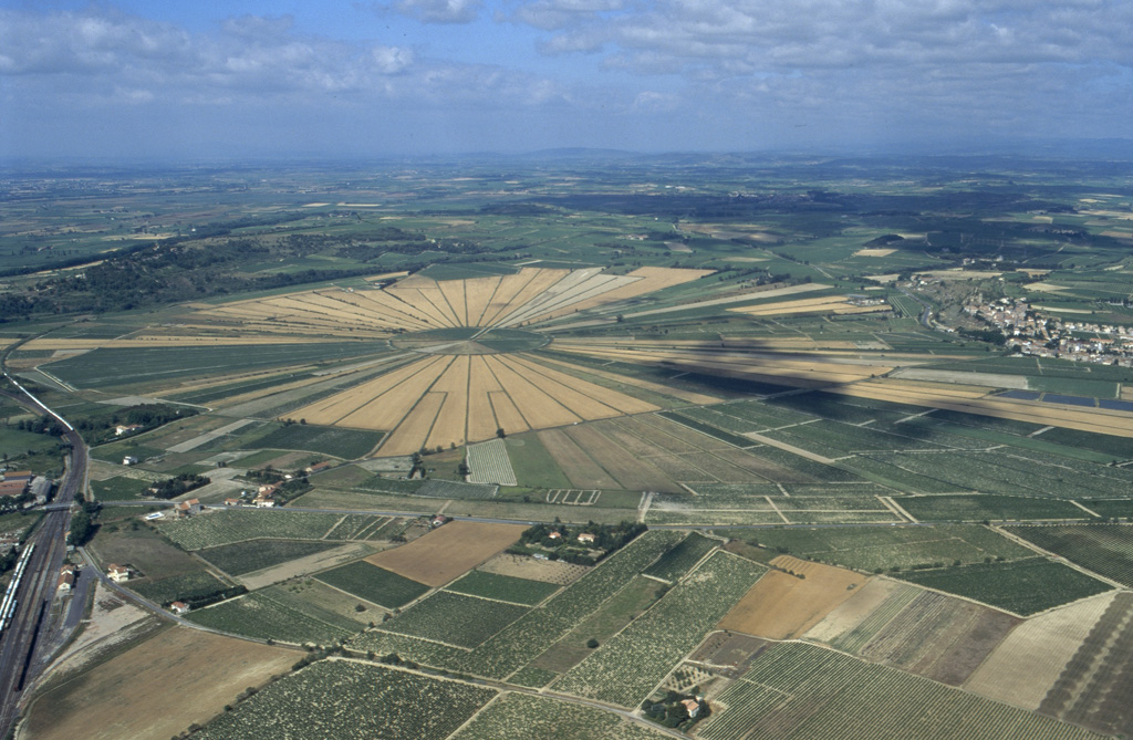 Vue aérienne.