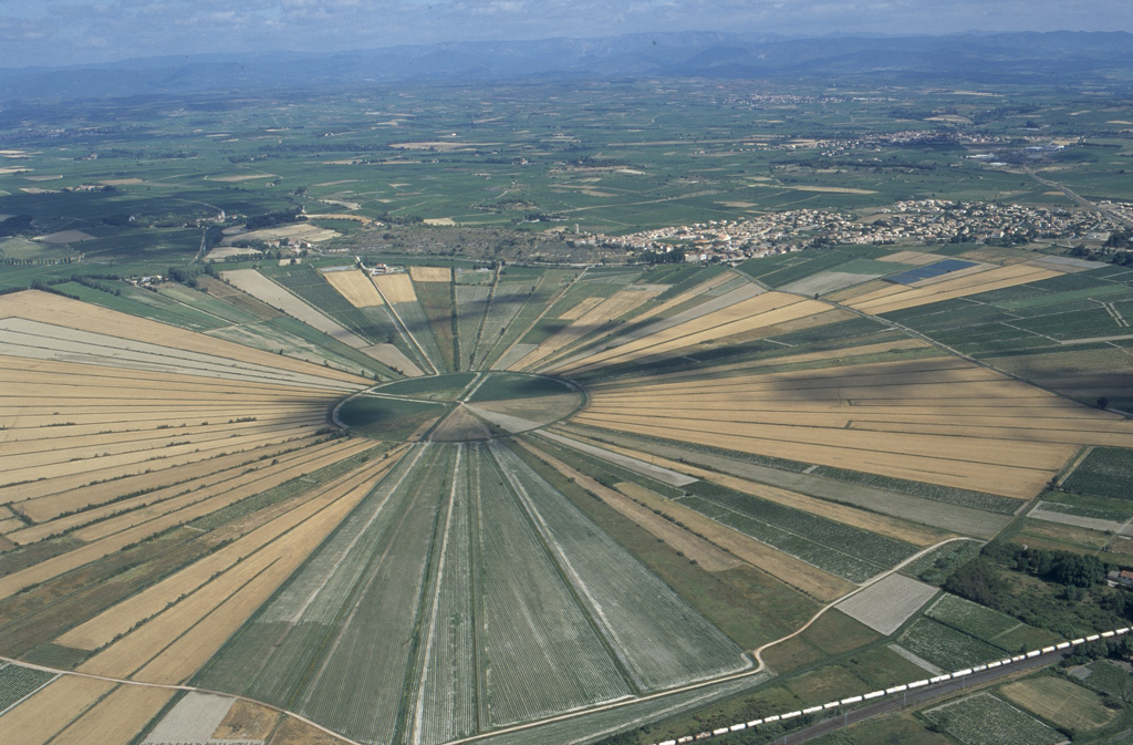 Vue aérienne.