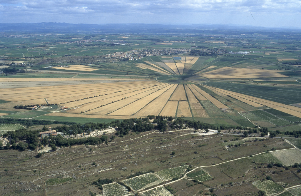 Vue aérienne.