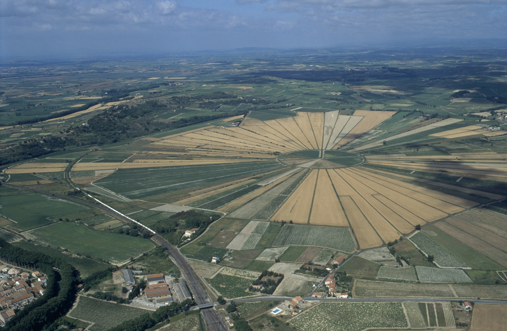 Vue aérienne.