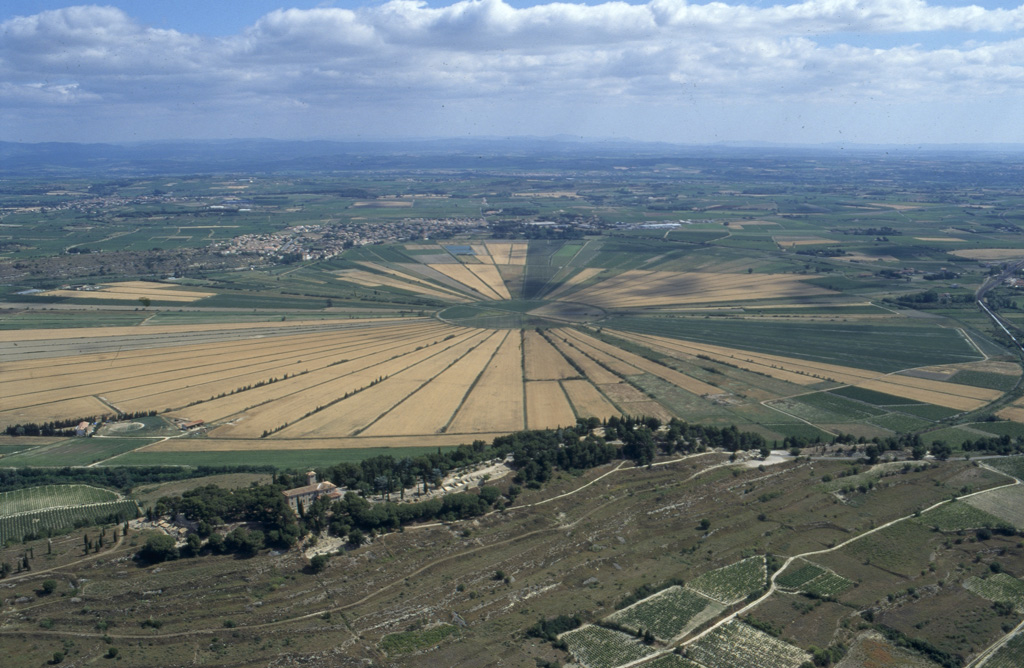 Vue aérienne.