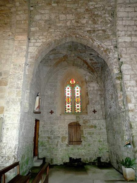 Vue intérieure de la chapelle nord-est.