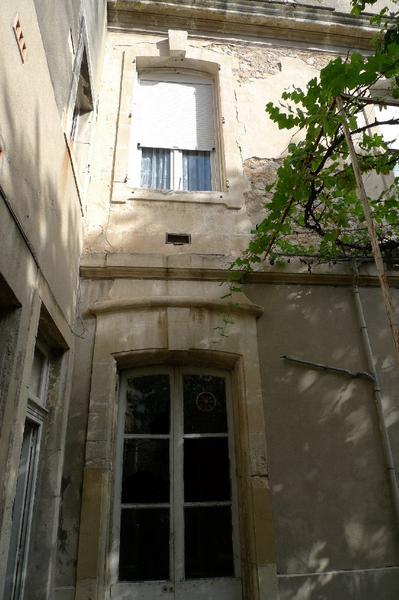 Façade sur jardin : travée côté rue Florian et aile en retour.