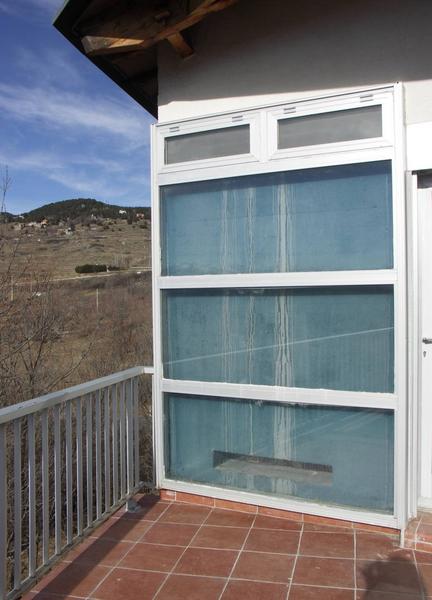 Maison de Félix Trombe : terrasse à l'étage.