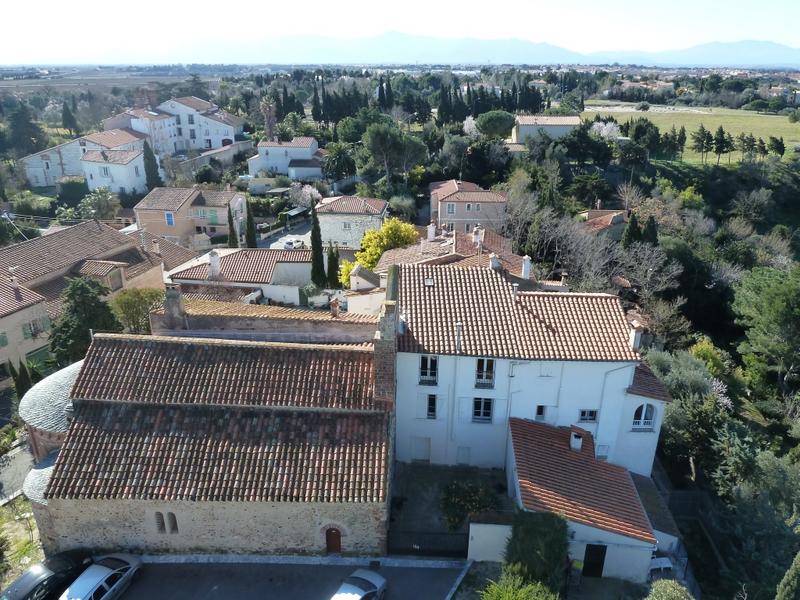 Vue du forum depuis la tour de Château-Roussillon.