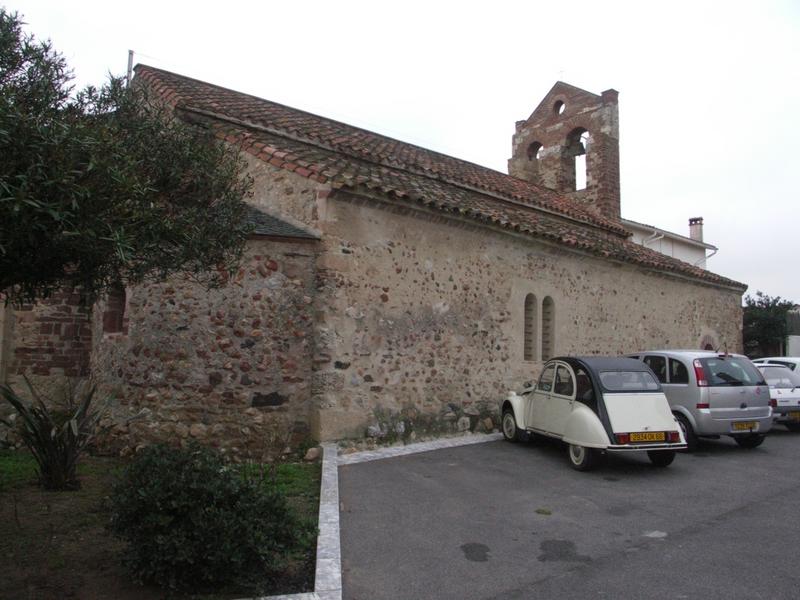 Côté nord de la chapelle.