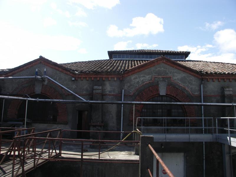 Cave de vinification de 1909. Façade latérale.