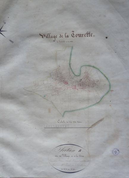 Plan cadastral napoléonien du village.