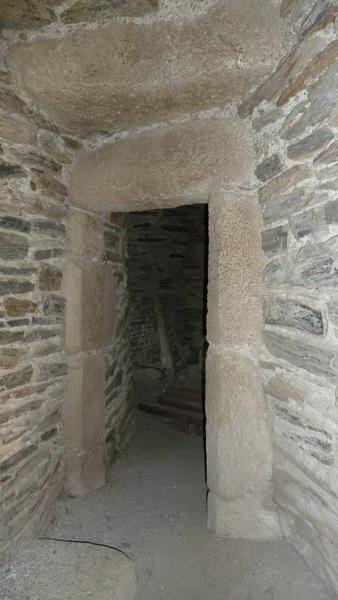 Escalier d'accès au clocher.