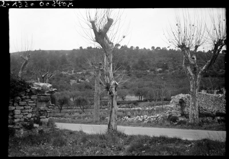 Ancien parc, restes de l'ancien nymphée sur la route de Clarensac.