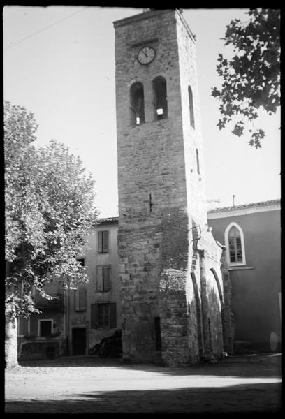 Tour-horloge, vue générale.