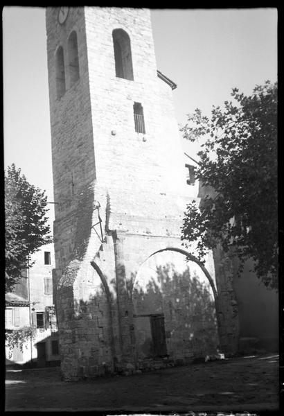 Tour-horloge, vue générale.