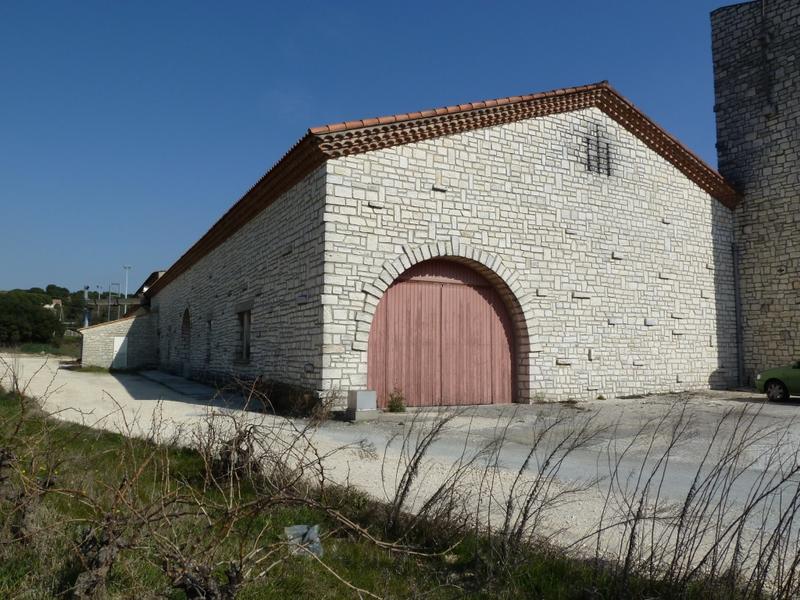 Façade latérale ouest : agrandissement de 1964.