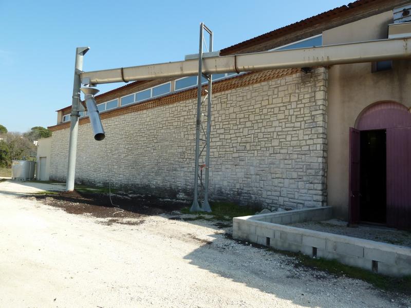 Façade latérale ouest : articulation entre l'agrandissement de 1942 et celui de 1986.