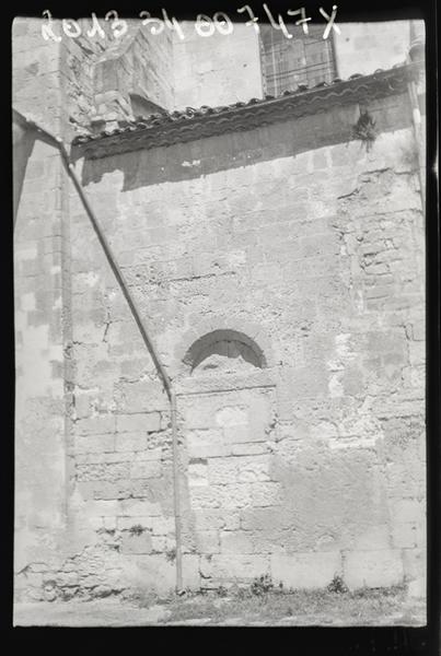 Vue sur les façades.