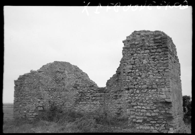 Vestiges du chevet.