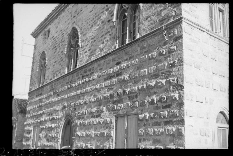 Détail de la façade principale.